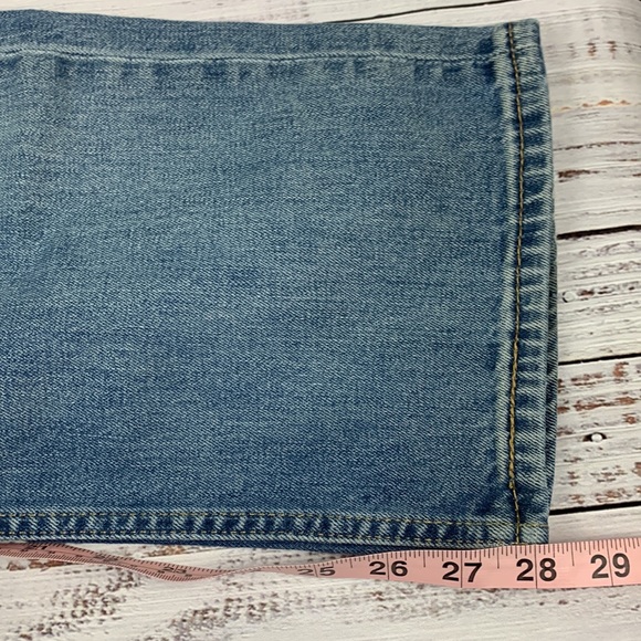 Levi’s straight leg 513 blue jeans sz 38 x 30 - Picture 5 of 12
